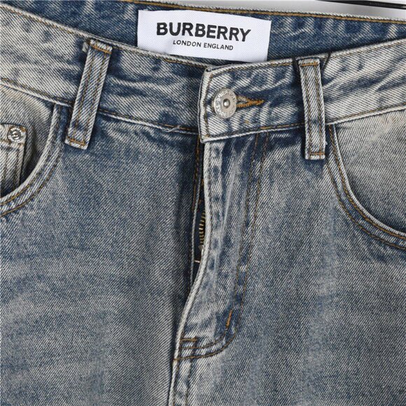 Burberry 25SS Back Pocket Check Horse Denim Pants s - Picture 8 of 12